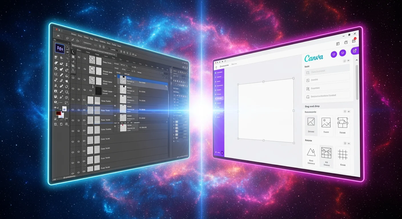 Adobe Photoshop vs Canva