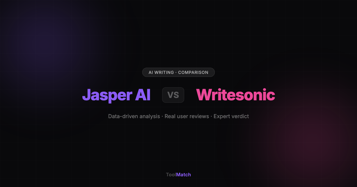 Jasper AI vs Writesonic comparison
