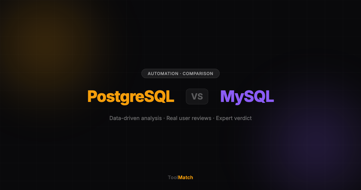 PostgreSQL vs MySQL comparison
