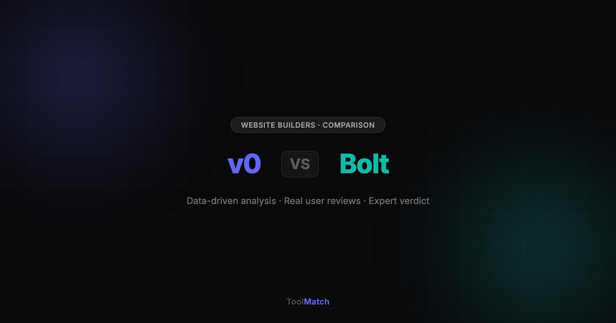 v0 vs Bolt comparison
