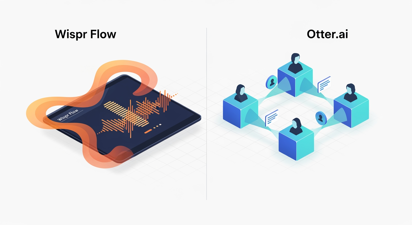 Wispr flow vs Otter.ai comparison